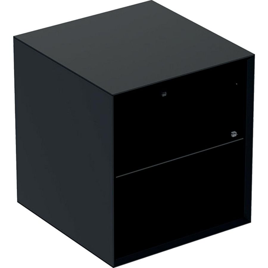 Zijelement 45cm zwart mat ONE