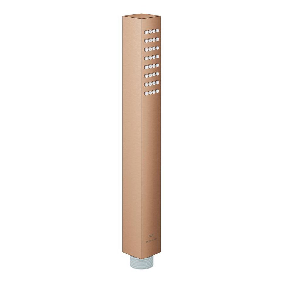 Euphoria cube+ handdouche 9,4 l/min. warm sunset geborsteld (mat bronskleurig) (Spa colors coll.)