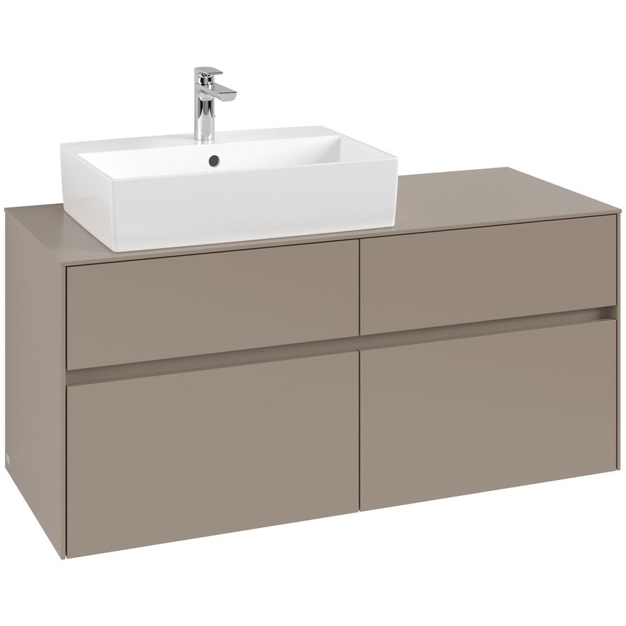 Wastafelonderkast Collaro 1200x548x500mm Taupe C129B0VM