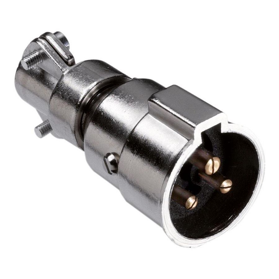 Clang 24V hulp contactdoos 3 pins 5A male VVE=10