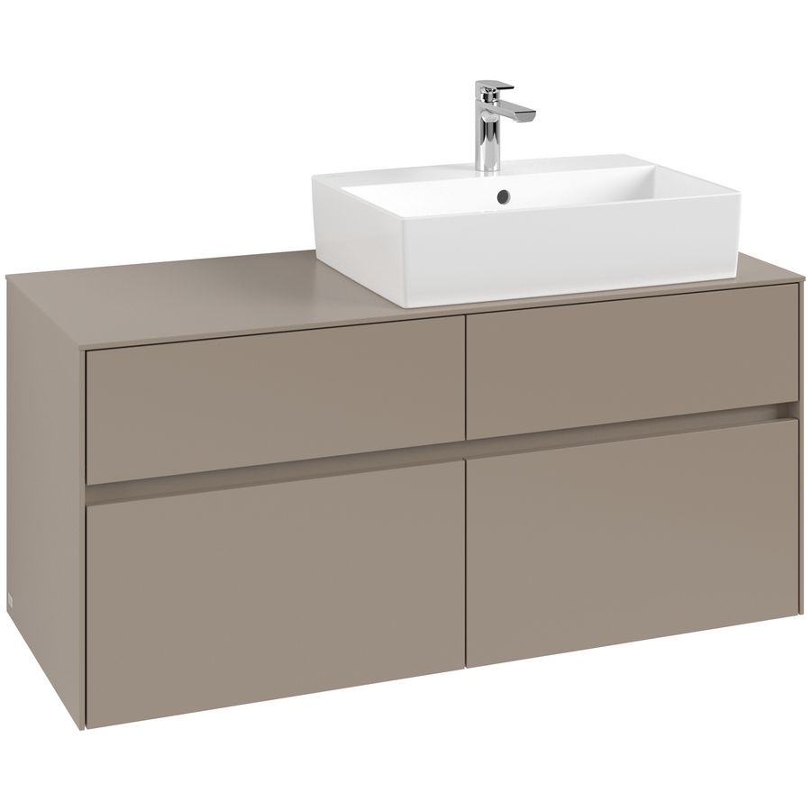 Wastafelonderkast Collaro 1200x548x500mm Taupe C130B0VM