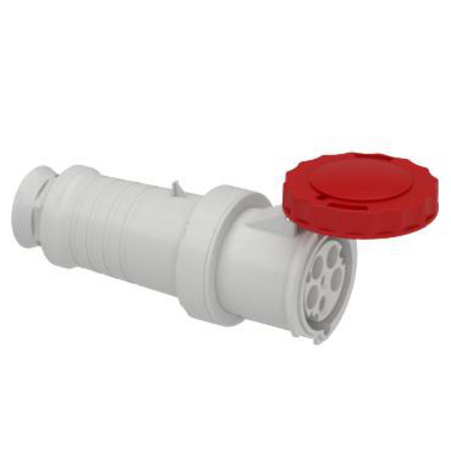 Koppelcontactstop 3P+N+A 63A 380-415V AC 6h IP67 PratiKa