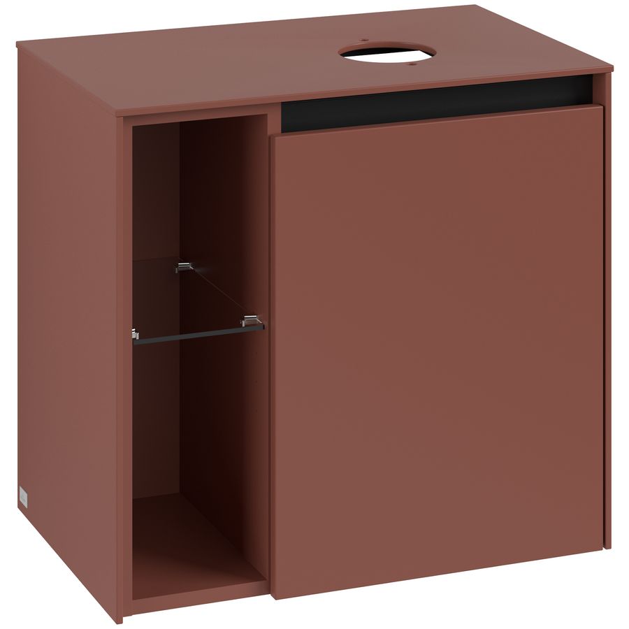 Wastafelonderkast Collaro 600x548x380mm Wine Red C15100AH