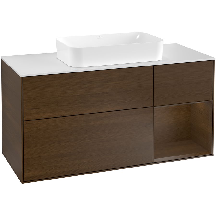Wastafelonderkast Finion 1200x603x501mm W.Veneer F301GNGN