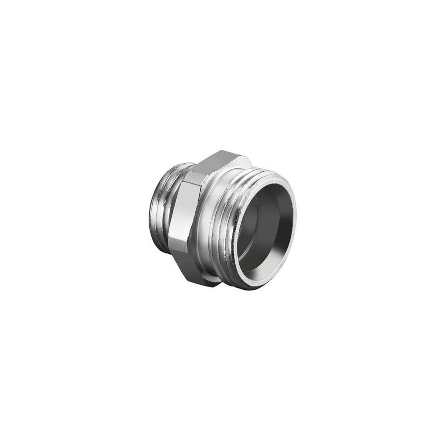 Koppeling met schroefdraad vernikk. 1/2"x3/4