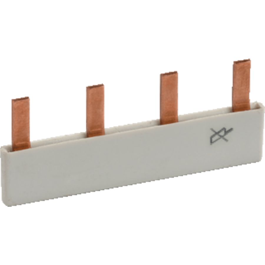 Kamrail vlak 18mm 4pin Geisoleerd