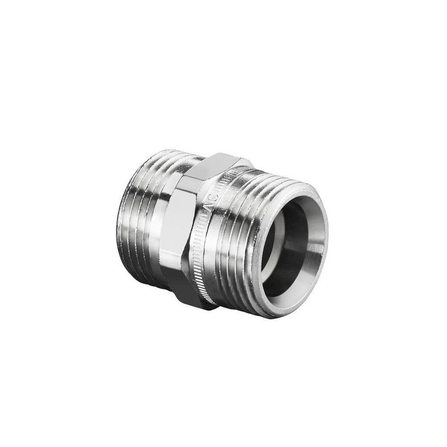 Dubbele nippel vernikk. 3/4"x3/4