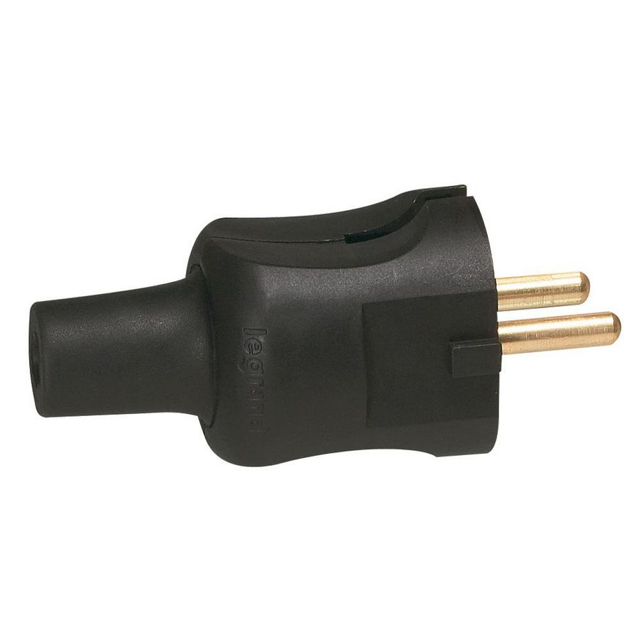 Steker 2-polig rubber VVE=25