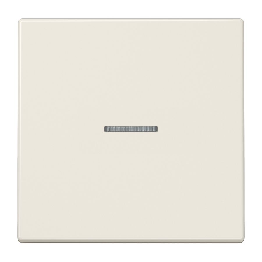Stuurafdekking LS 1voudig wit HOME