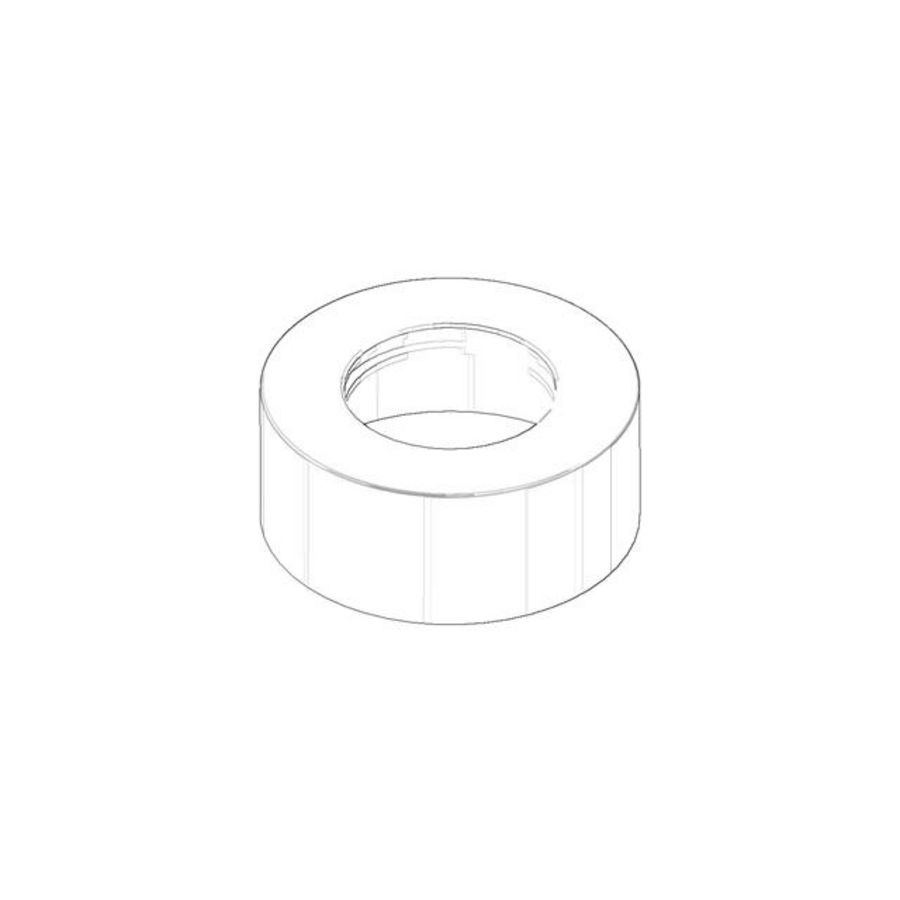 Rozet 60x25mm Mat Wit 092762004-10