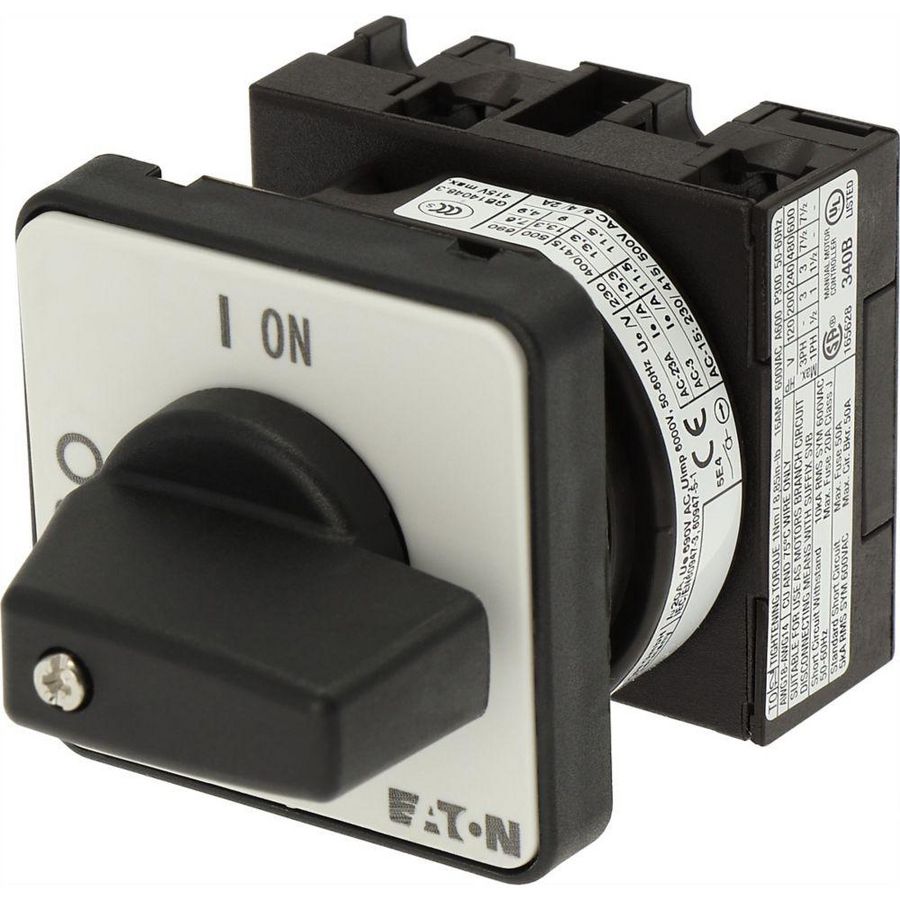 Aan-Uit-schakelaar 1P 20A 90° inbouw 067352