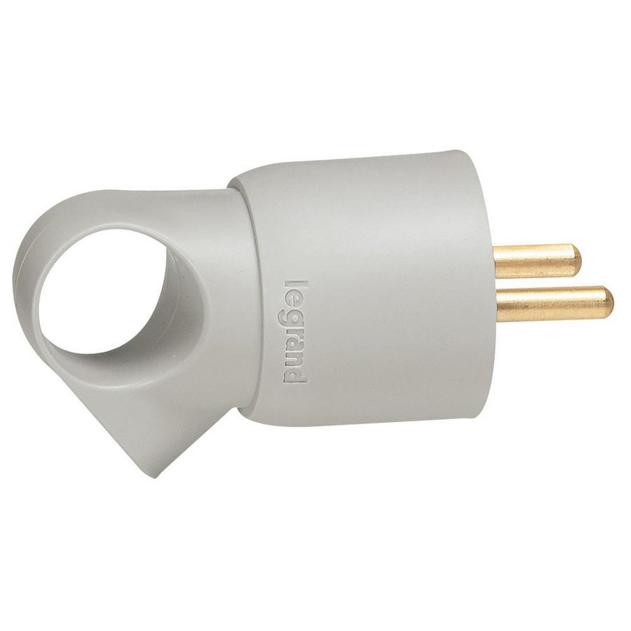 Stekker penaarde grijs VVE=25