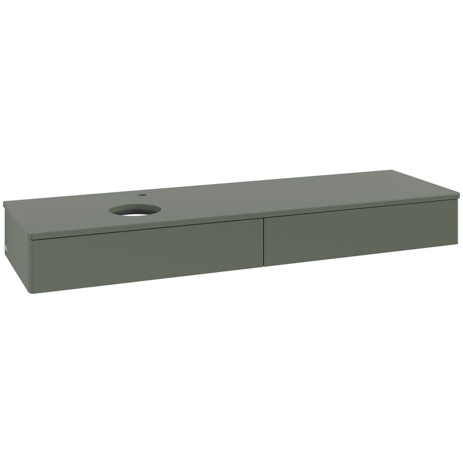 Wastafelonderkast Antao 1600x190x500mm L.Green Matt Lacquer K15050HL