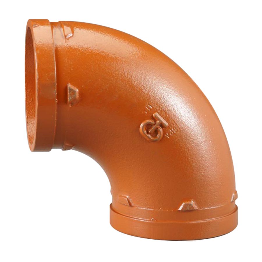 Bocht 90° Shurjoint 7110 MM 76,1mm oranje