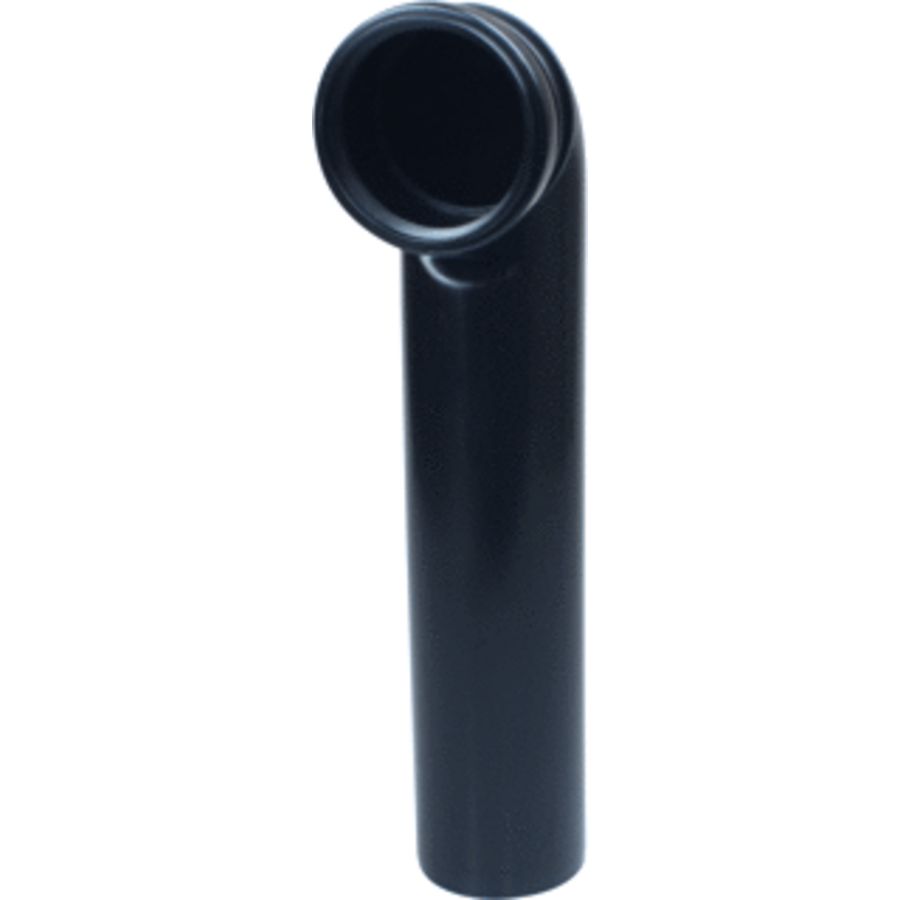 Afvoerbocht closet voorwandsysteem zwart Ø90mm H=450mm