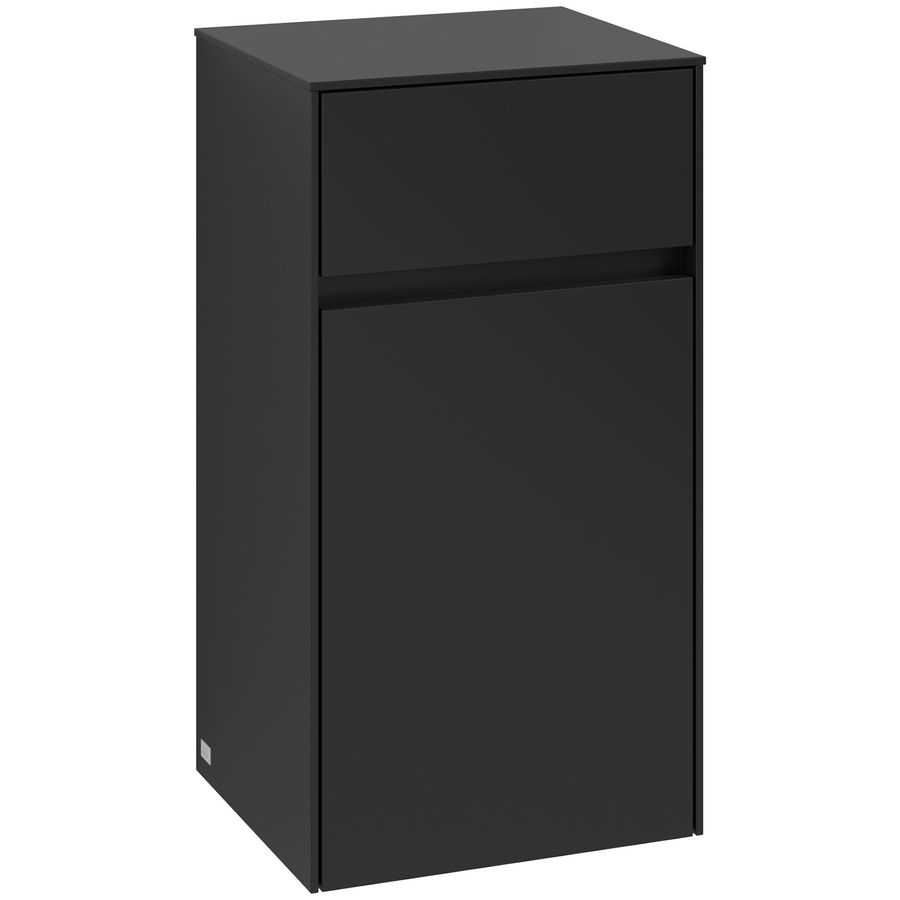 Zijkast Collaro 404x748x349mm Volcano Black C03201VL