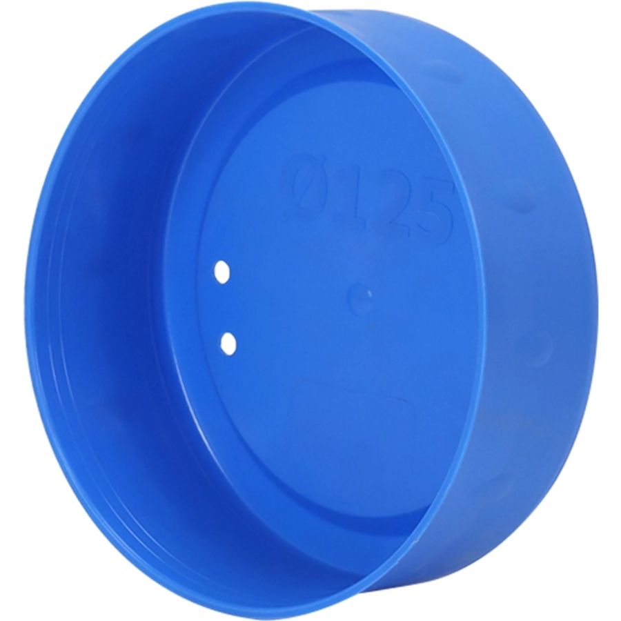 Deksel kunststof Ø125mm