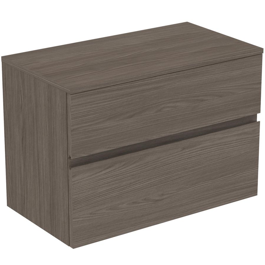 Wastafelmeubel 802x440x558mm dark elm 2 laden Finesse