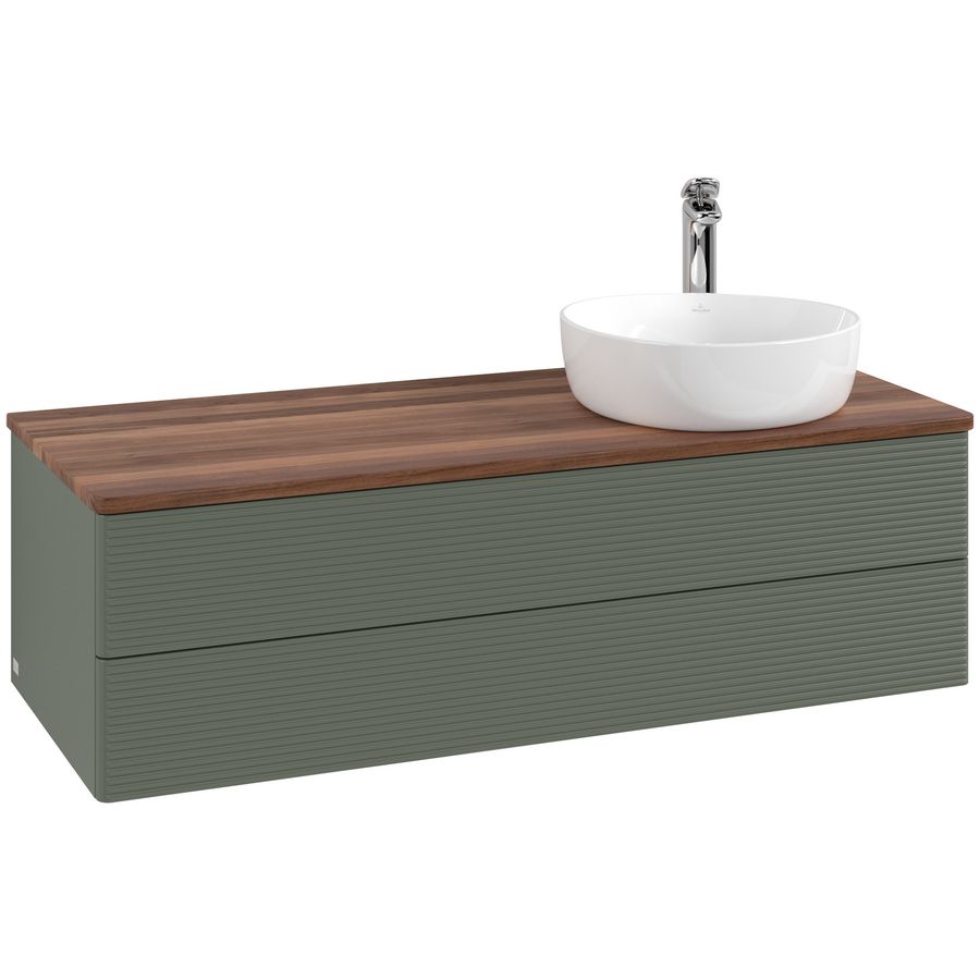 Wastafelonderkast Antao 1200x360x500mm L.Green Matt Lacquer L23152HL