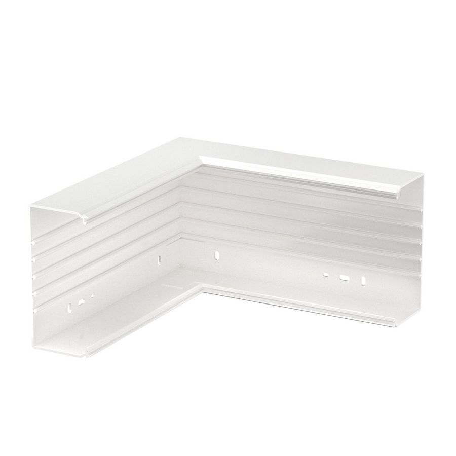 Binnenhoek 329x170x80 polyvinylchlorid puur wit