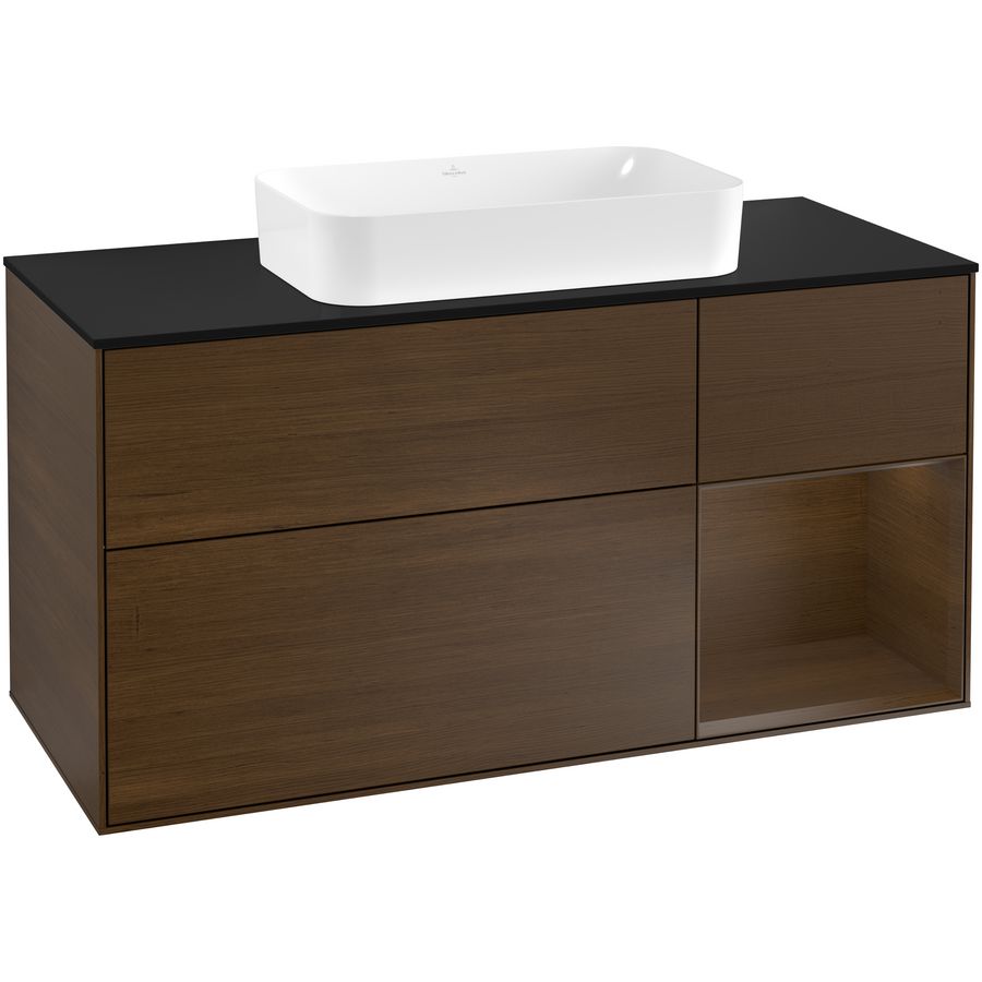 Wastafelonderkast Finion 1200x603x501mm W.Veneer F302GNGN