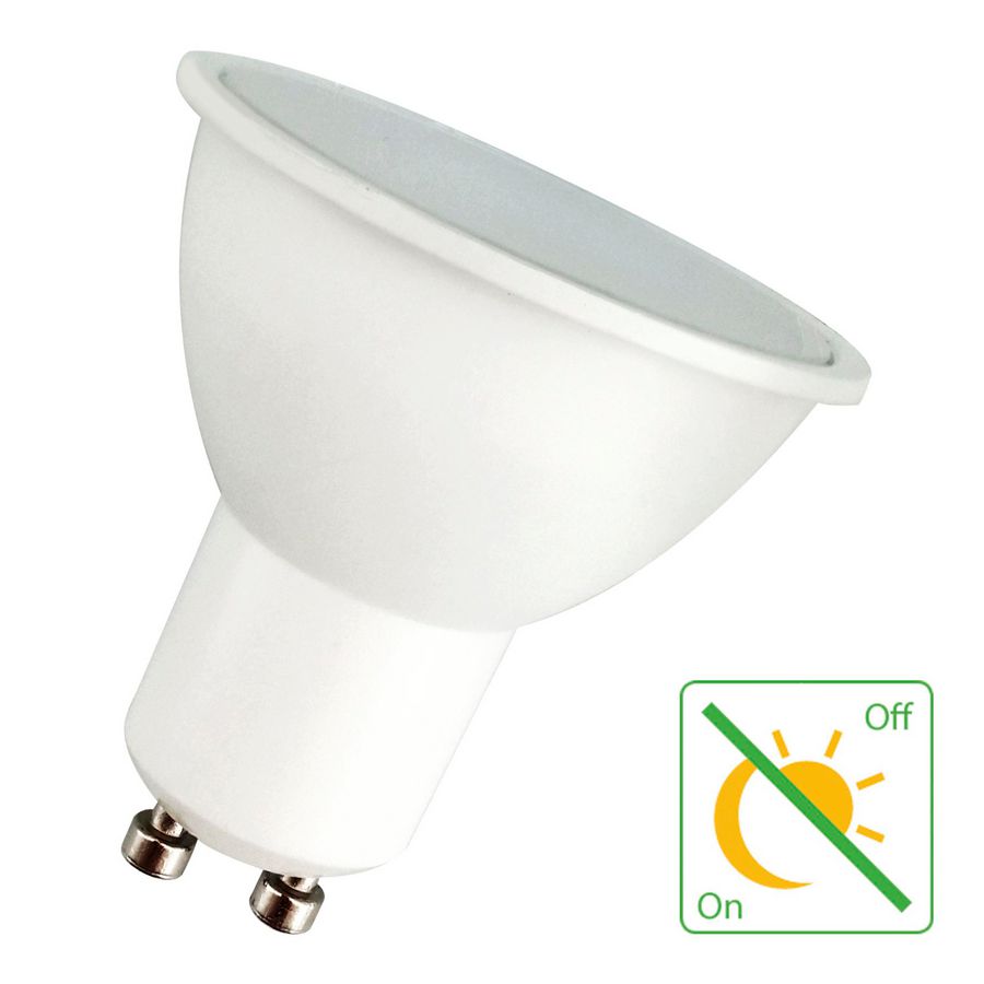 LED-lamp GU10 PAR16 nacht sensor 4.5W 35W 250lm 827 120D