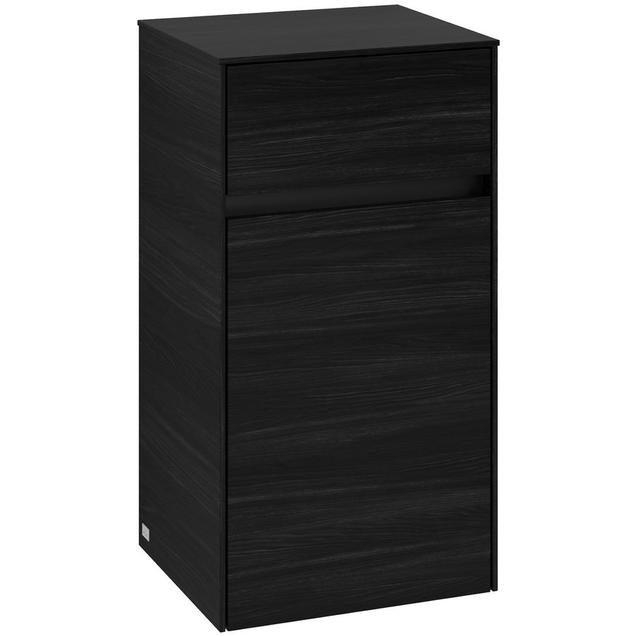 Zijkast Collaro 404x748x349mm Black Oak C03201AB