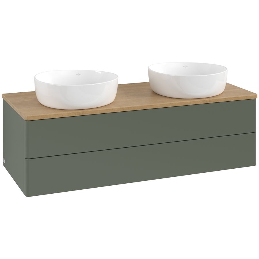 Wastafelonderkast Antao 1200x360x500mm L.Green Matt Lacquer L24011HL