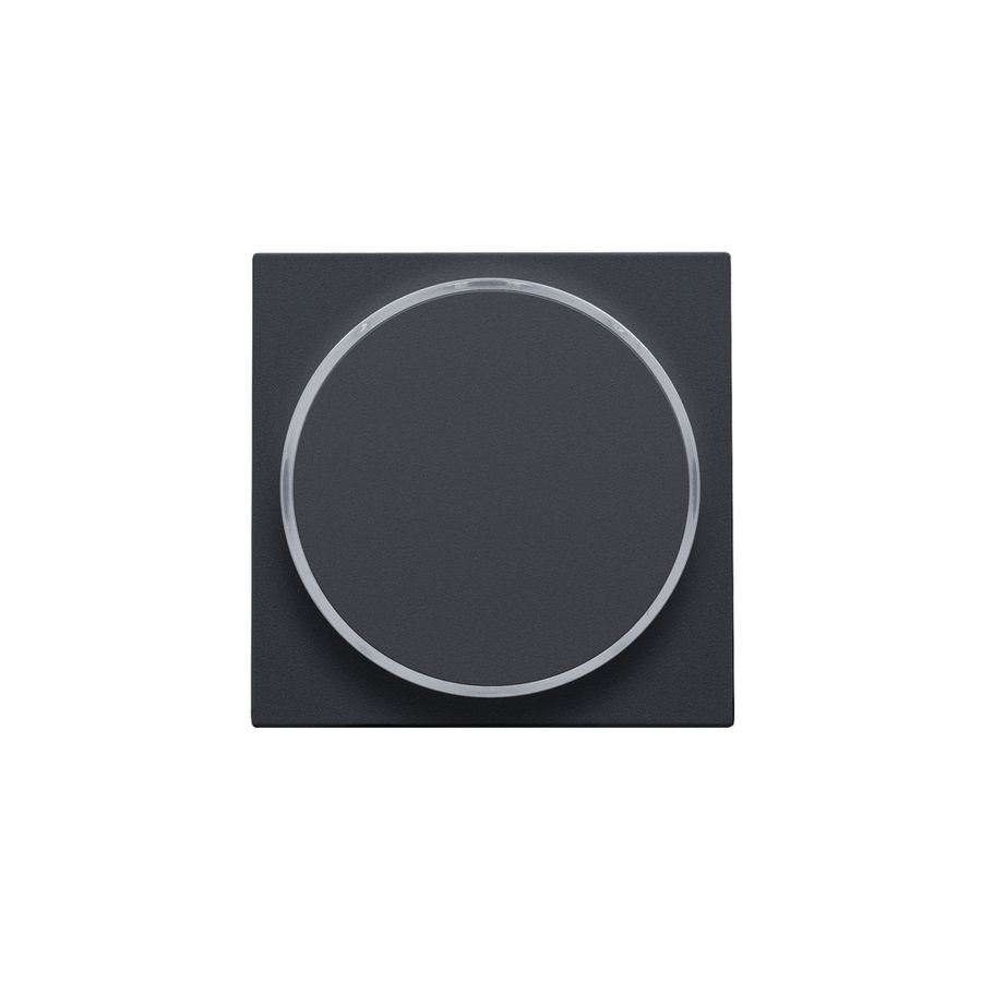 Afwerkingsset doorschijnende ring z. symbool 6A antracite