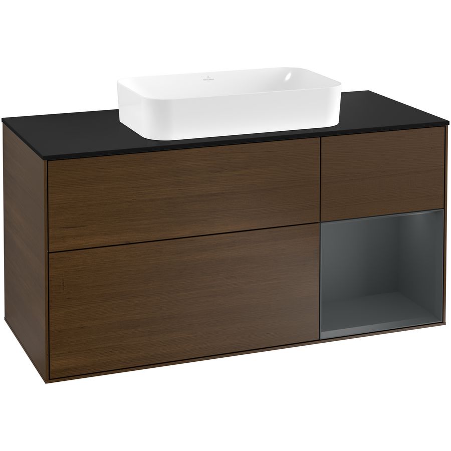 Wastafelonderkast Finion 1200x603x501mm W.Veneer F302HGGN