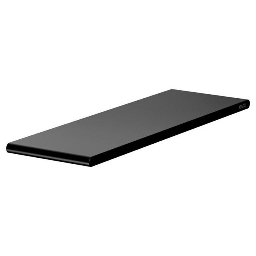 Douche-planchet inclusief lijmset zwart mat