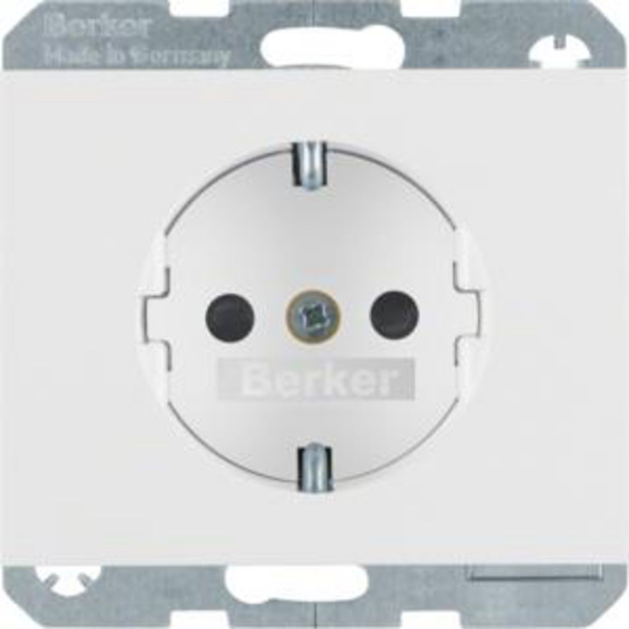 Wandcontactdoos RA aanraakveilig schroef berker K.1/K.5