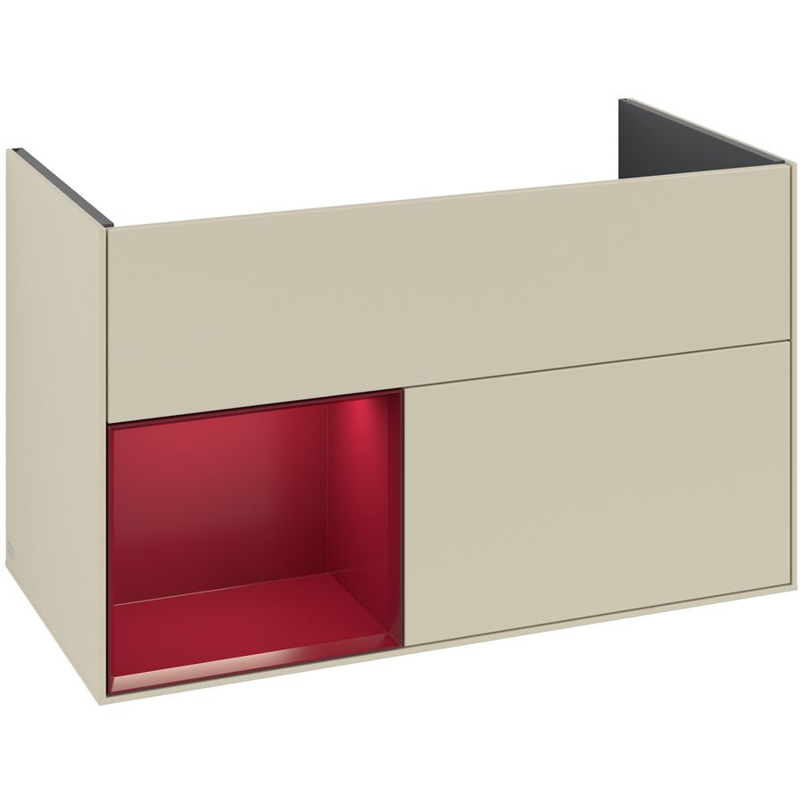 Wastafelonderkast Finion 996x591x498mm S.Grey Matt Lacquer G030HBHJ