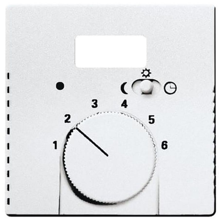 Centraalplaat afd v inb thermostaat 1095/96UTA f-aluzilver