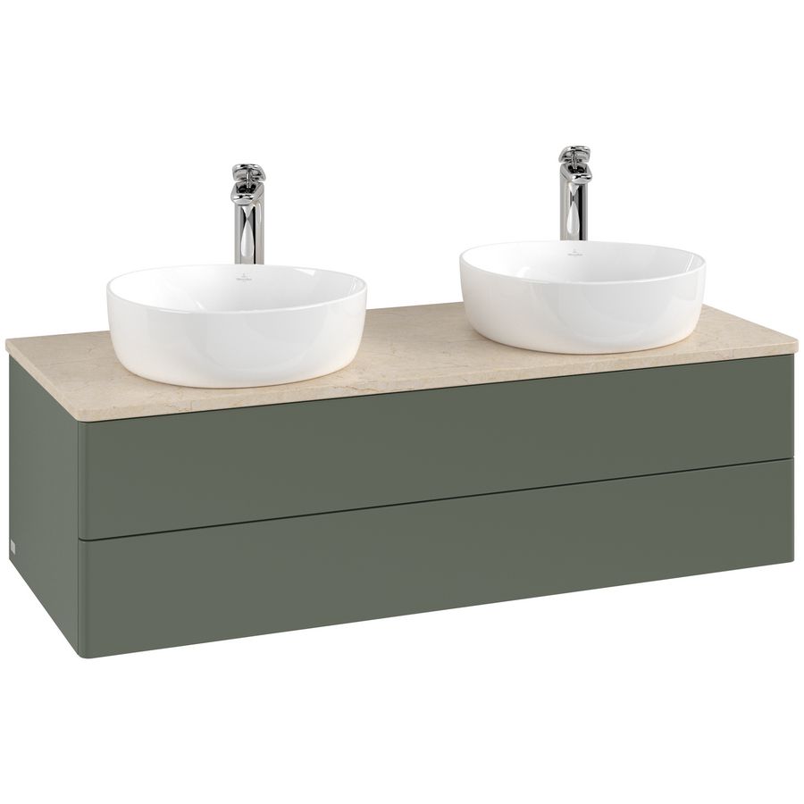 Wastafelonderkast Antao 1200x360x500mm L.Green Matt Lacquer L24053HL