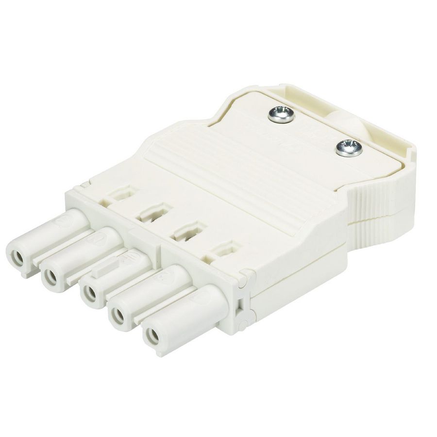 Kabelsteker GST18I5 female wit schroef 92.953.4053.0 VVE=50