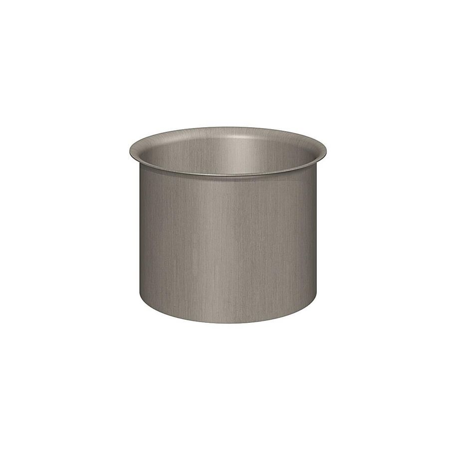 Zinken Graphite-Grey HWA tapeind/steekpijp vlak 100mm bakgoot