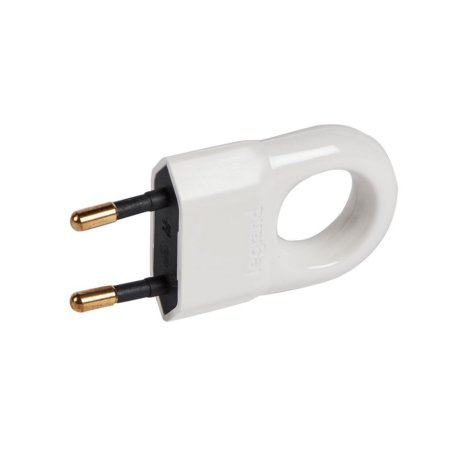 Steker 2-polig 2,5 Amp wit