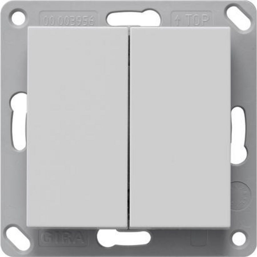 RF wandzender 2-voudig KNX System 55 grijs m