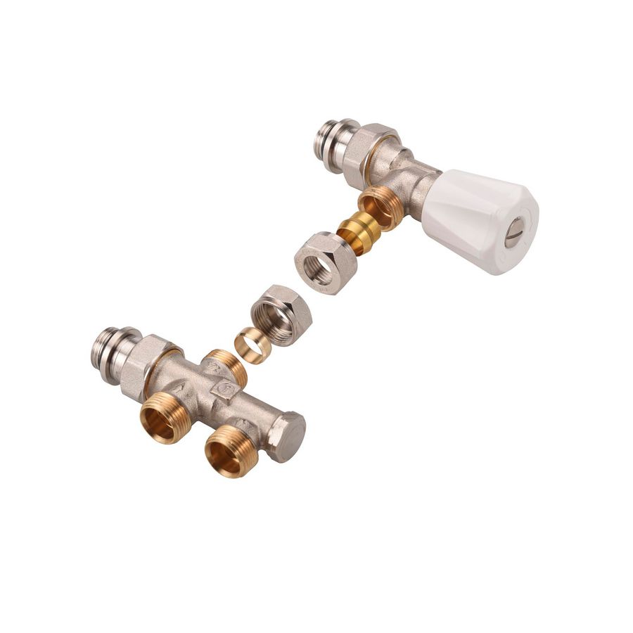 Aansluitcombinatie handbediend haaks verkeerd 1/2" 531EEB