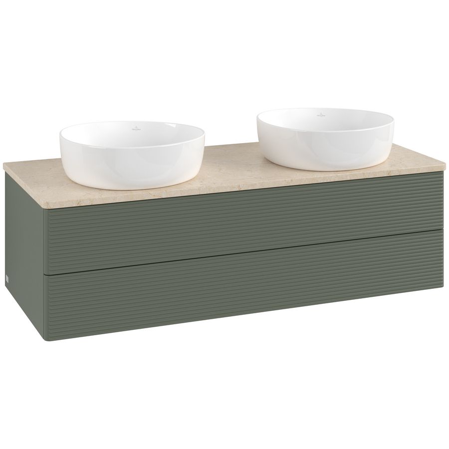 Wastafelonderkast Antao 1200x360x500mm L.Green Matt Lacquer L24113HL