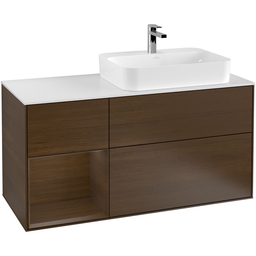 Wastafelonderkast Finion 1200x603x501mm W.Veneer F391GNGN