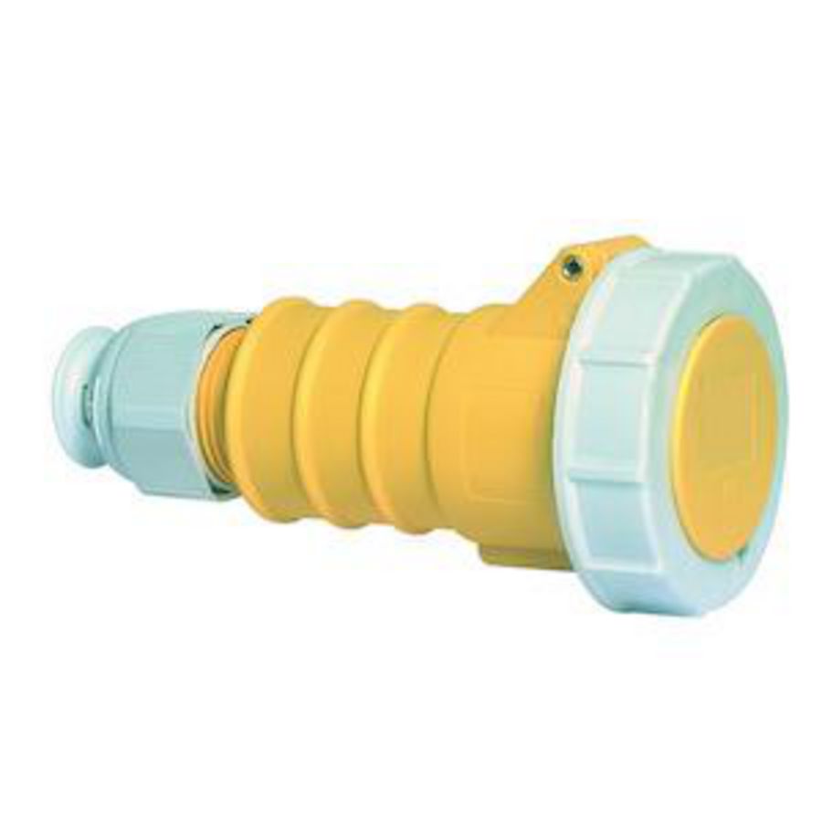 Koppelcontactst. 4h 16A 3P 110V IP67 QC MG Ni