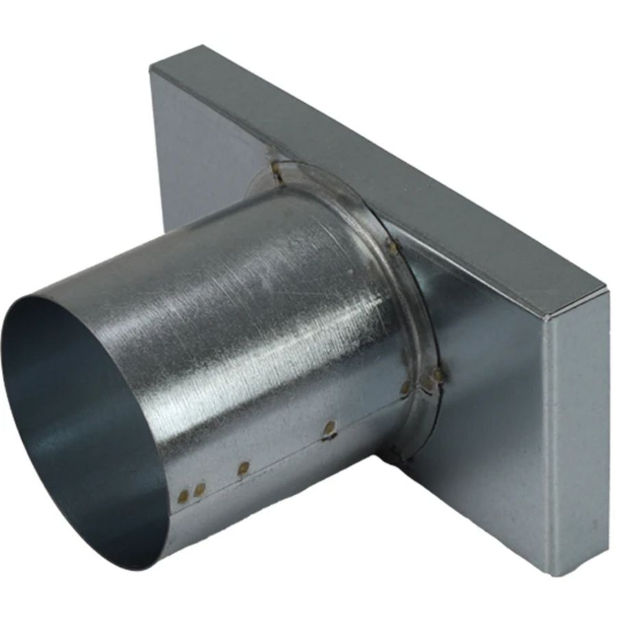 Deksel 170x80mm met aansluiting Ø80mm tbv instortkanaal Thermoduct