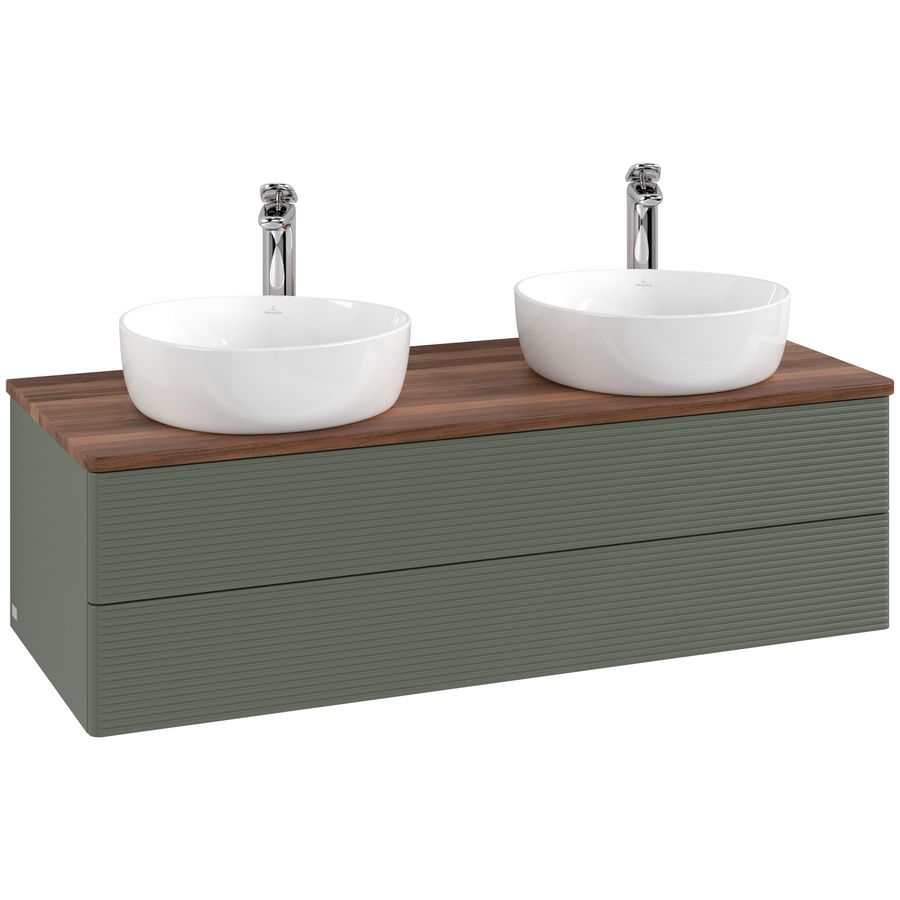 Wastafelonderkast Antao 1200x360x500mm L.Green Matt Lacquer L24152HL