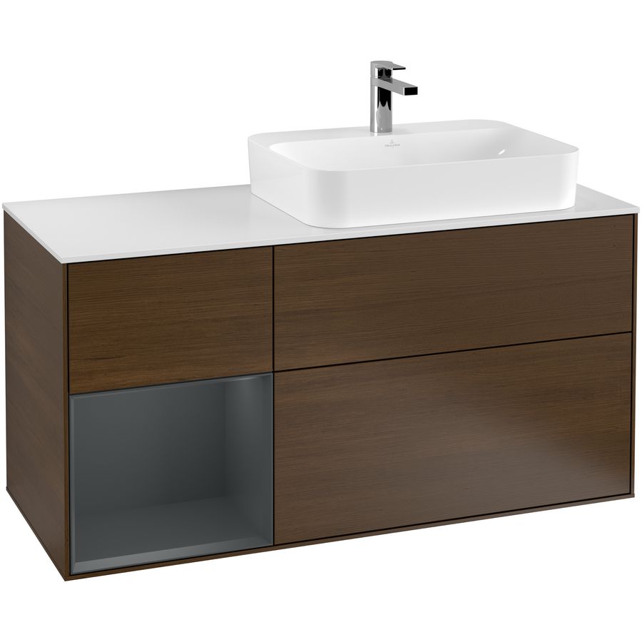 Wastafelonderkast Finion 1200x603x501mm W.Veneer F391HGGN