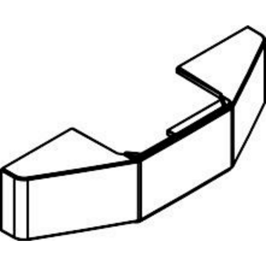 HG afdekkap tbv chroom tbv showerpipe