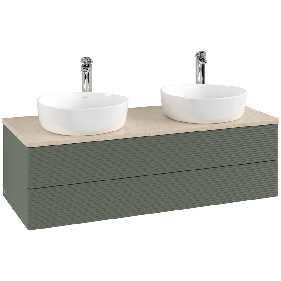 Wastafelonderkast Antao 1200x360x500mm L.Green Matt Lacquer L24153HL