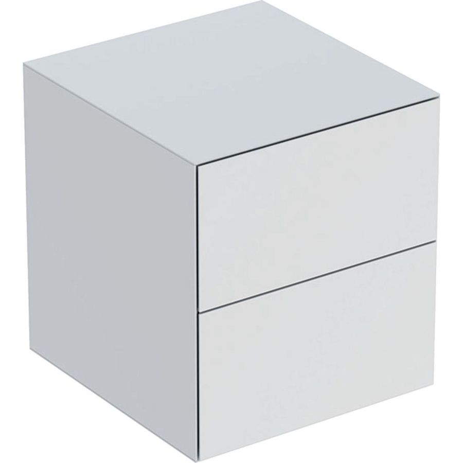 Zijkast 45x49cm (bxh) 2x la mat wit ONE