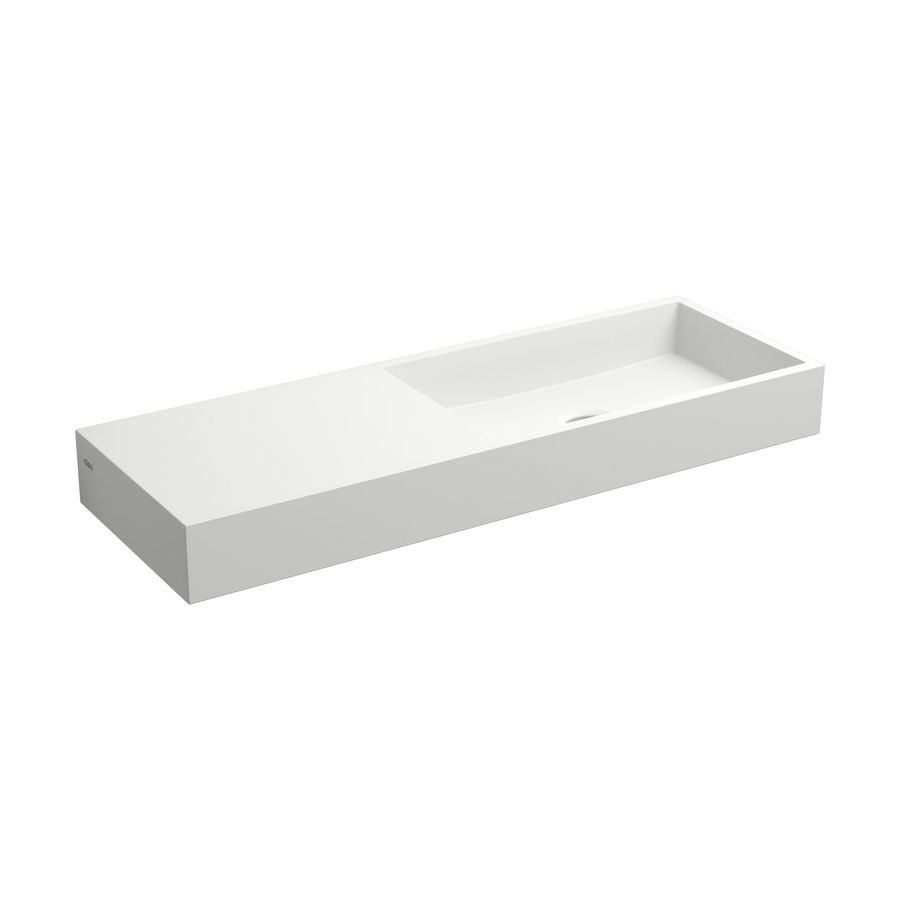 Mini Wash Me fontein 560x190x60mm aluite LI met voorbewerkt kraangat